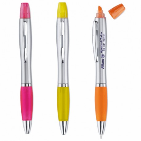 Art. 7440 Penna con Evidenziatore