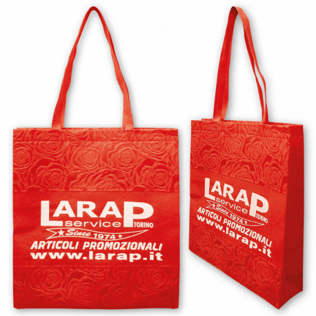 Art. 19151 - Shopper Tnt con Rilievo Rose