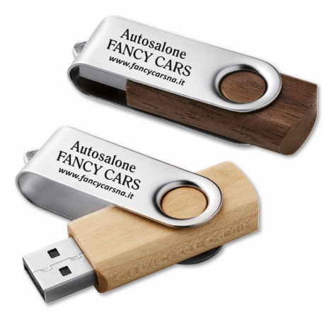 Art. 1201 - Chiavetta USB in Legno