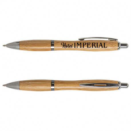 Art. 20821 - Penna in Bamboo, Refil Nero.