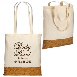 Art. 22122 - Shopper in cotone/sughero 38x42 cm.