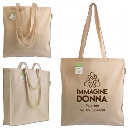 Art. 19153 - Shopper in Cotone 38x42x8 cm.
