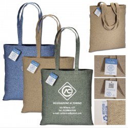 Art. 22118 - Shopper Carbon Neutral in Cotone Riciclato 38x42 cm.