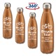 Art. 21413 - Thermos in Acciaio Effetto Legno 500 ml.