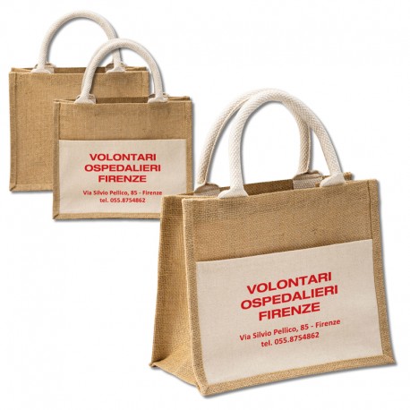 Art. 24105 - Mini Borsa in Juta/Cotone