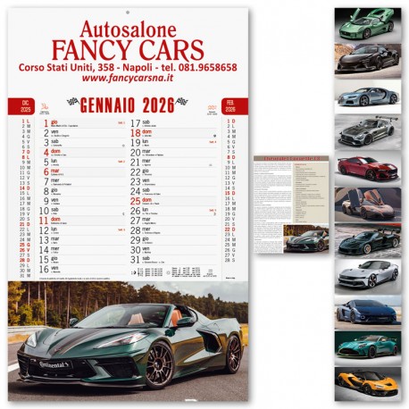 Art. B35 - Calendario Auto Sportive