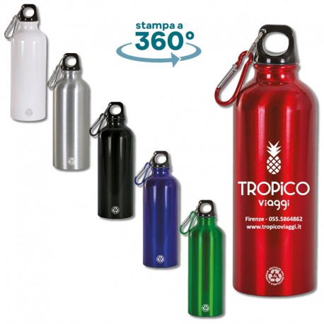 Art. 24419 - Borraccia in Alluminio Riciclato 500 ml.