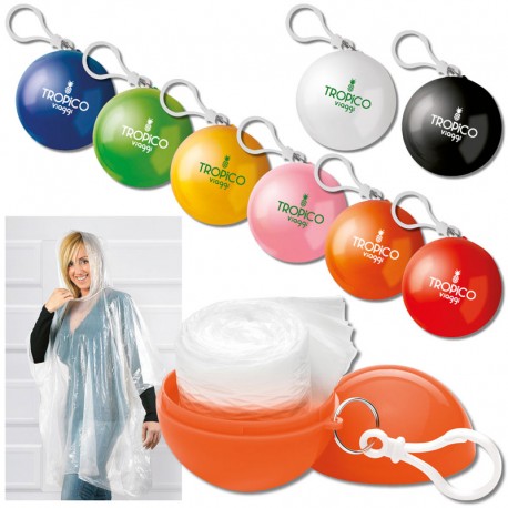 Art. G13064 - Poncho Ball Impermeabile con Cappuccio