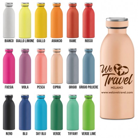 Art. 8620 -  Borraccia Termica in acciaio Inox da 500 ml.