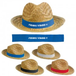 Art. 19301 - Cappello in paglia con fascia