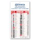 Art. 163 - Calendario Olandese Economico 23x44 cm.