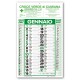 Art. 2320V - Calendario Olandese Tradizionale Verde 28,5x47 cm