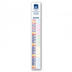 Art. C23 - Calendario Olandese Piccolino 5,8x44 cm.