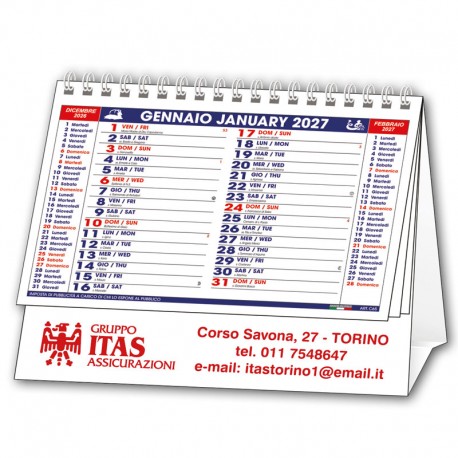 Art. 6551 - Calendarietto da Tavolo Spirale