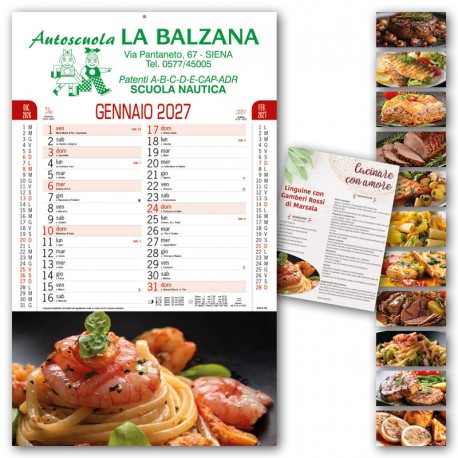 Art. B04 - Calendario Gastronomia