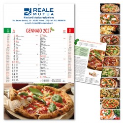 Art. B013 - Calendario Pizza 12 fogli
