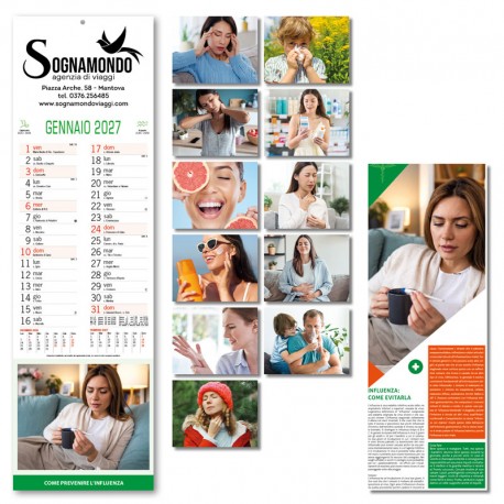Art. B76 - Calendario Farmacia 14x47 cm.