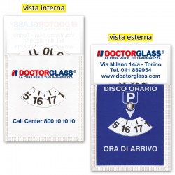 Art. 16500DG - Disco Orario Adesivo Stampato a 3 Colori